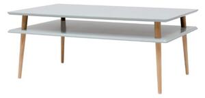 Tavolino KORO 110x70 cm - grigio chiaro