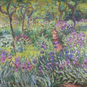 Riproduzione The Garden in Giverny, Claude Monet