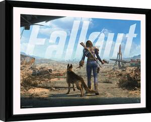 Quadro Fallout 4 - Sole Female Survivor, Poster Incorniciato