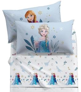 Completo lenzuola UNA PIAZZA E MEZZA CALEFFI Disney Frozen Elsa e Anna N°95