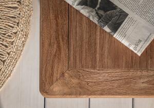 Tavolino da salotto in legno di Teak 120x60x45 naturale grezzo BUTON #107