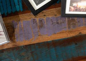 Credenza in legno di Legno riciclato 143x43x90 multicolore laccato INDUSTRIAL #102