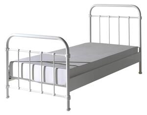 Letto per bambini in metallo bianco , 90 x 200 cm New York - Vipack