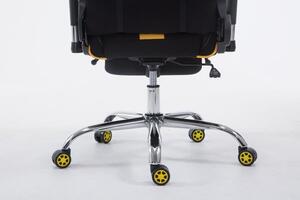 Amabile sedia da ufficio da corsa nero/giallo