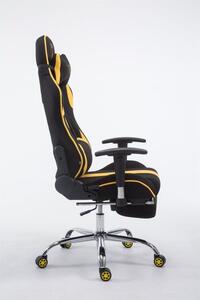 Amabile sedia da ufficio da corsa nero/giallo