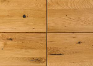 KENT #104 Credenza in legno di quercia selvatica  oliato / natur - 123x40x142