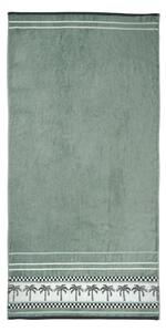 Telo mare verde in cotone 90x180 cm Palm Trees – Catherine Lansfield