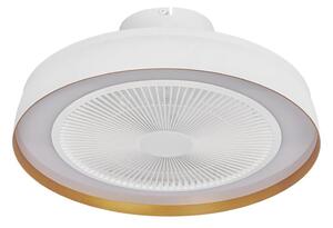 Osram - Plafoniera LED dimmerabile con ventilatore da soffitto integrato LED/49W/230V bianco/oro + telecomando