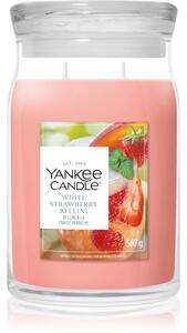 Yankee Candle White Strawberry Bellini candela profumata 567 g