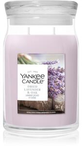 Yankee Candle Dried Lavender & Oak candela profumata 567 g