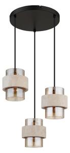 Globo 16090-3HR - Lampadario a sospensione con cavo DAREN 3xE27/40W/230V