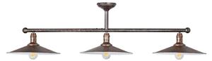Brilagi - Lampadario a stelo FORGE 3xE27/60W/230V rame/patina