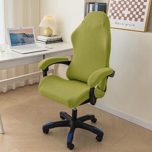 Copertura per sedia, sedia da gaming, sedia girevole, elasticizzata, lavabile, verde