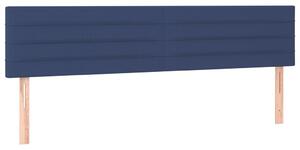 Testiera Blu 180x5x78/88 cm in Tessuto