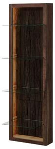 BARK #204 Mobile pensile in legno di acacia laccato / marrone 45x30x145