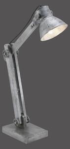 Lampada da tavolo, stile industriale, regolabile in altezza, H 97 cm