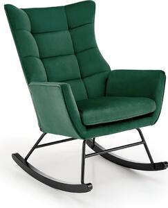 Sedia da ufficio Bazalto, 70x92x90 cm, s tessuto, ideale per l'ufficio, colore verde scuro