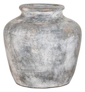Vaso decorativo grigio chiaro antico Laide