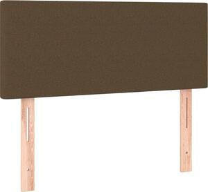 Testiera Marrone Scuro 80x5x78/88 cm in Tessuto