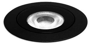 Wever & Ducré Lighting WEVER DUCRÉ Faretto da incasso per pavimento a LED Blink 1.0 nero, bordo, Nero, Alluminio, Faretto da incasso da terra