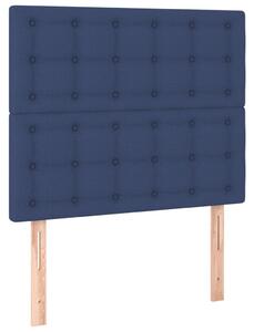 Testiera Blu 100x5x118/128 cm Tessuto