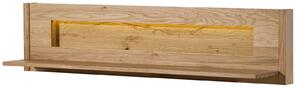Mensola in legno di Quercia Selvatica 164x25x38 quercia naturale oliato CARDIFF #151
