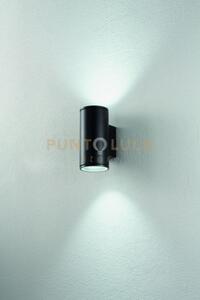 Applique per esterni jubo 2 luci attacco gu10 bianco h.21,5cm