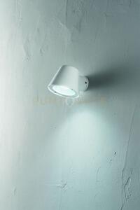 Applique da esterni malta bianco 1 luce attacco gu10 ip65 h.10cm