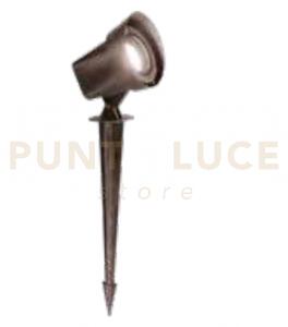 Paletto guru 1 luce attacco gu10 marrone orientabile