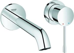 Miscelatore per lavabo a 2 fori ESSENCE proiezione 183 mm cromo