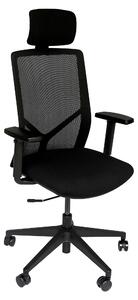 Sedia da ufficio ergonomica con schienale a rete, regolabile in altezza, portata massima 110 kg