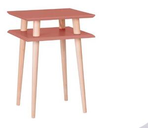 Tavolino SQUARE 43x43x61cm rosa