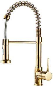 Miscelatore da cucina monocomando da 44 cm in acciaio inossidabile