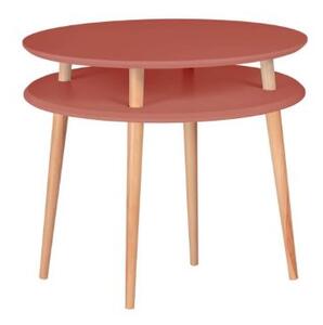 Tavolino UFO diam. 70cm x altezza 61cm rosa