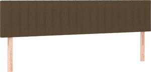 Testiera Marrone Scuro 160x5x78/88 cm in Tessuto
