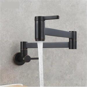 Miscelatore monocomando per lavabo a foro singolo, montaggio a parete, acqua fredda