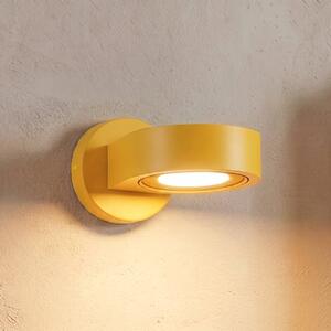 Faretto da parete Lili, giallo, Ø 14 cm, GX53 Lili Argon, Giallo / Arancione, Corridoio, Metallo, Moderno, Faretto
