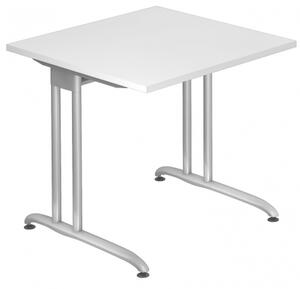 HAMMERBACHER BS08 Schreibtisch weiß quadratisch