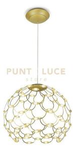 Lamoi lampadario a sospensione piccola oro d.40cm 2700k 5468lm 49w