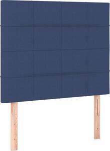Testiera Blu 90x5x118/128 cm Tessuto