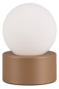 Lampada da tavolo bianco-marrone (altezza 17 cm) Countess - Reality