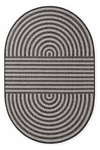 Tappeto da interno/esterno nero/color crema 160x230 cm Haringey Woodfield – Ted Baker
