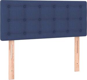 Testiera Blu 100x5x78/88 cm in Tessuto