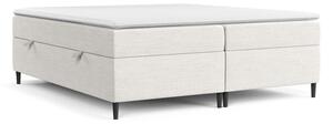 Letto boxspring crema con contenitore 160x200 cm Araya - Maison de Rêve