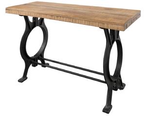 Tavolino da consolle in legno di Legno riciclato 120x40x76 legno riciclato laccato INDUSTRIAL #36