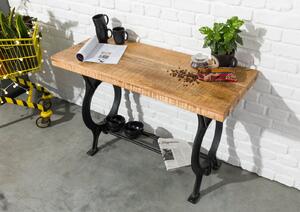 Tavolino da consolle in legno di Legno riciclato 120x40x76 legno riciclato laccato INDUSTRIAL #36
