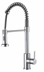 Miscelatore da cucina monocomando da 44 cm in acciaio inossidabile
