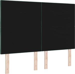 Testiera Verde Scuro 144 cm Velluto