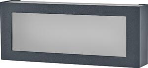 OSRAM Endura Style Applique LED Nova, 10W, 3000K bianco caldo, 700 lm, IP54, alluminio grigio scuro, 3 vie