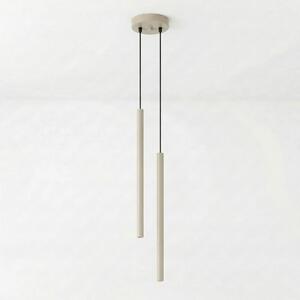 Lampada a sospensione VICTORIA color taupe 2xG9x8W in metallo, dimensioni: 104x15x15 cm, IP20, Pure Lume